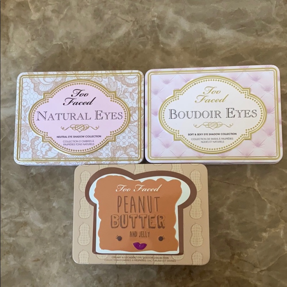 Bundle of 3 Too faced Eyeshadow Palettes